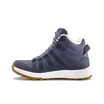 DECATHLON SH500 Durable Breathable Mid Top Hiking Trekking Shoes Women's Blue Black
