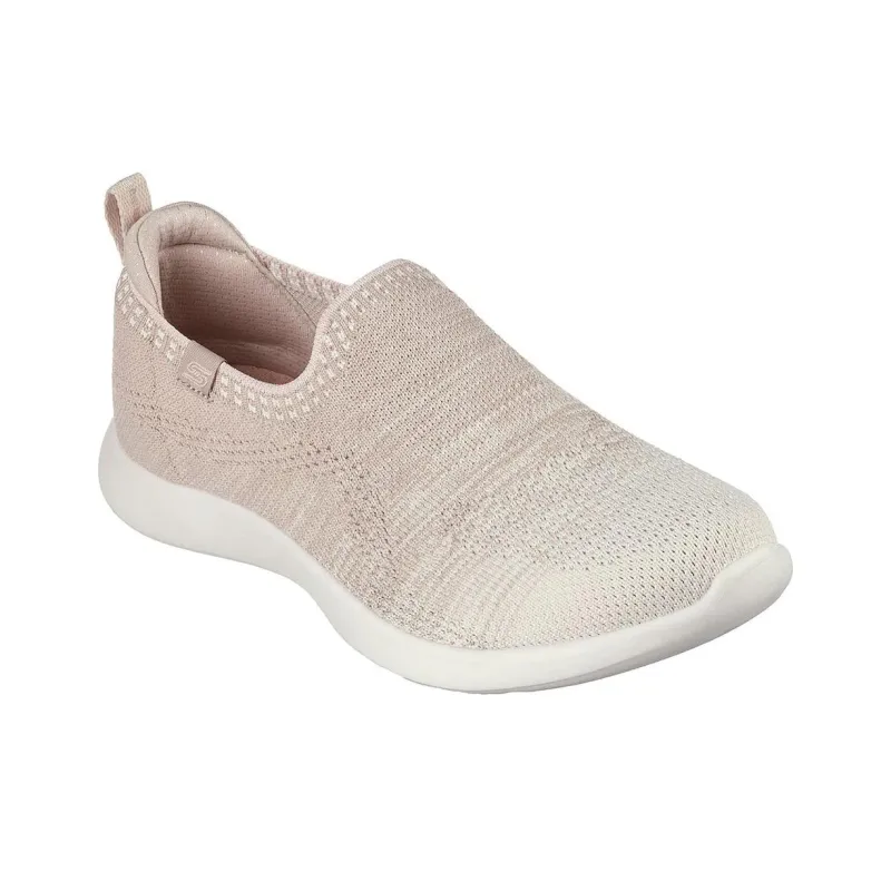 Skechers Wear Resistant Breathable Supportive Balanced Lightweight Low Top Casual Shoes Women's Taupe-2