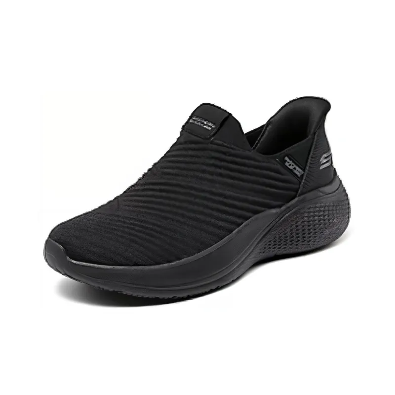 Skechers Cushioning Anti Slip Wear Resistant Breathability Low Top Casual Shoes Women's Black-2