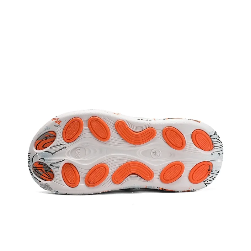 Locke Rubber Sole Totem Graffiti Quiet Slide Slippers Unisex-5