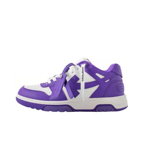 OFF-WHITE Out Of Office Skateboard Shoes Women's Low-Top Purple