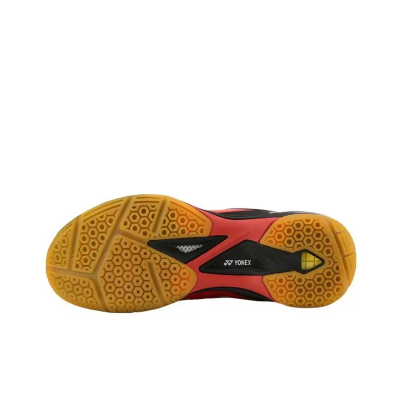 YONEX POWER CUSHION 65 X2 Abrasion Resistant Breathable Low Top Badminton Shoes Men's Red Black-4