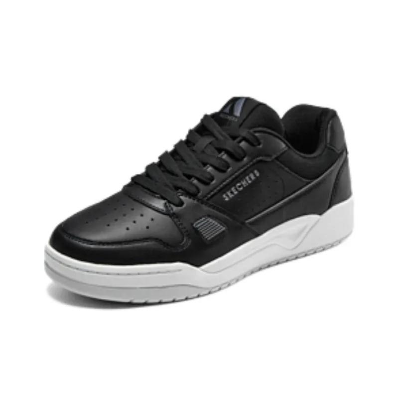 Skechers Lightweight And Breathable Low Top Skateboard Shoes Men's Black-1