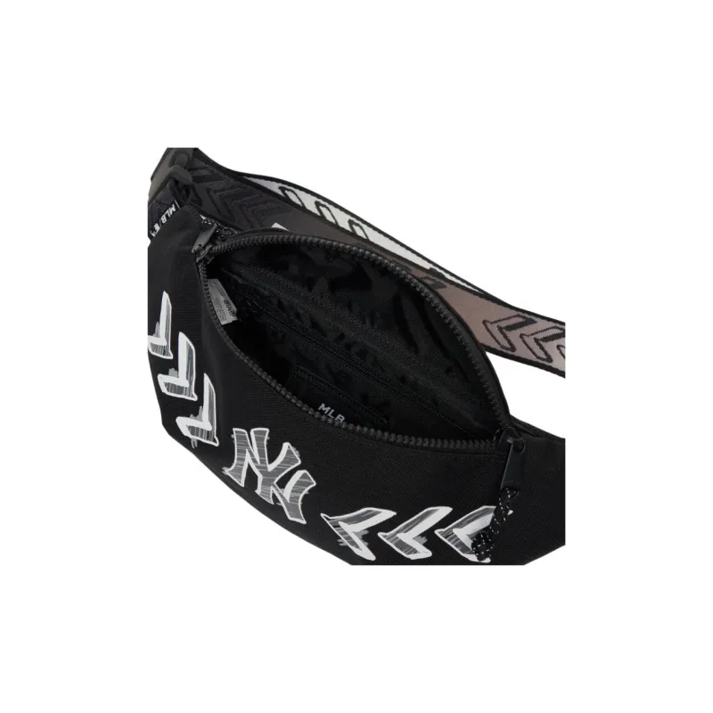 MLB Nylon Fabric Fanny Pack Regular Unisex Black-3