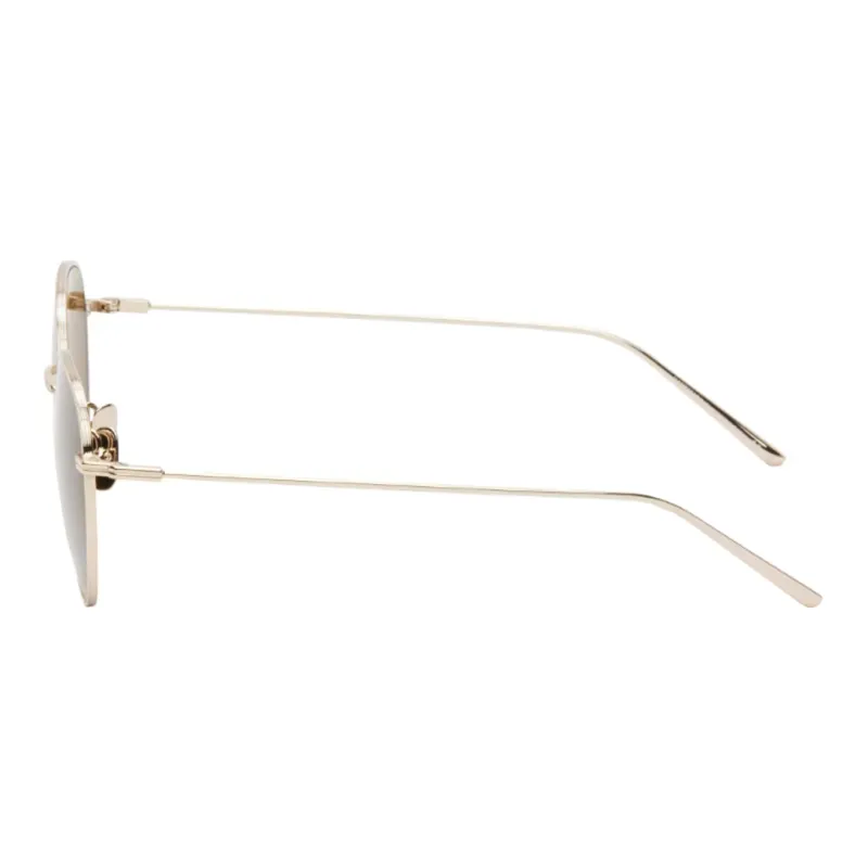 TOTEME Logo engraved Round frame Sunglasses-2