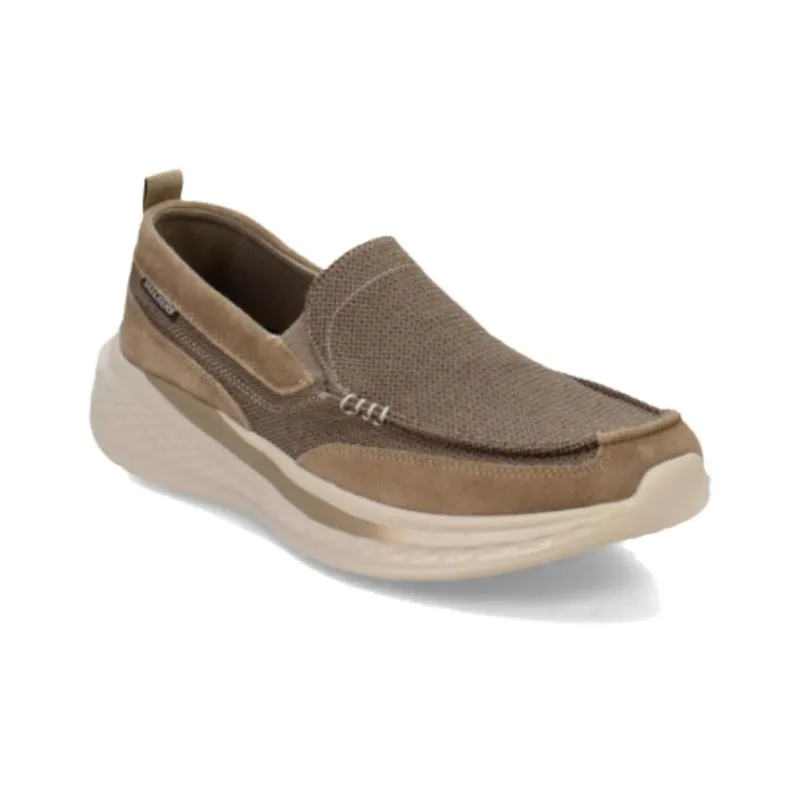 Skechers Cushioning, Wear Resistant Low Top Casual Shoes Men's Brown-3
