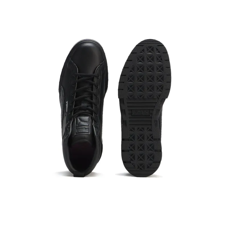 Ray BEAMS x PUMA Mayze MID Durable Breathable High Top Skateboard Shoes Women's Black-3