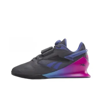 Reebok Legacy Lifter 3 Anti Slip Wear Resistant Low Top Training Shoes Women's Black Purple