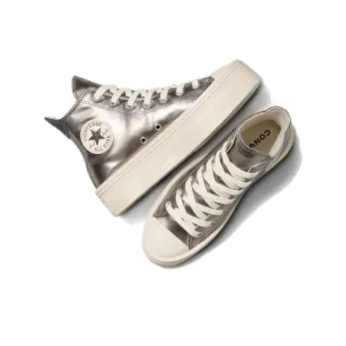 Converse Chuck Taylor All Star Anti Slip Wear Resistant High Top Skateboard Shoes Women's Bronze-2