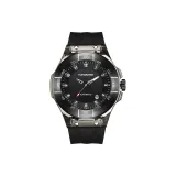 Transparent Black Black Dial Black Strap