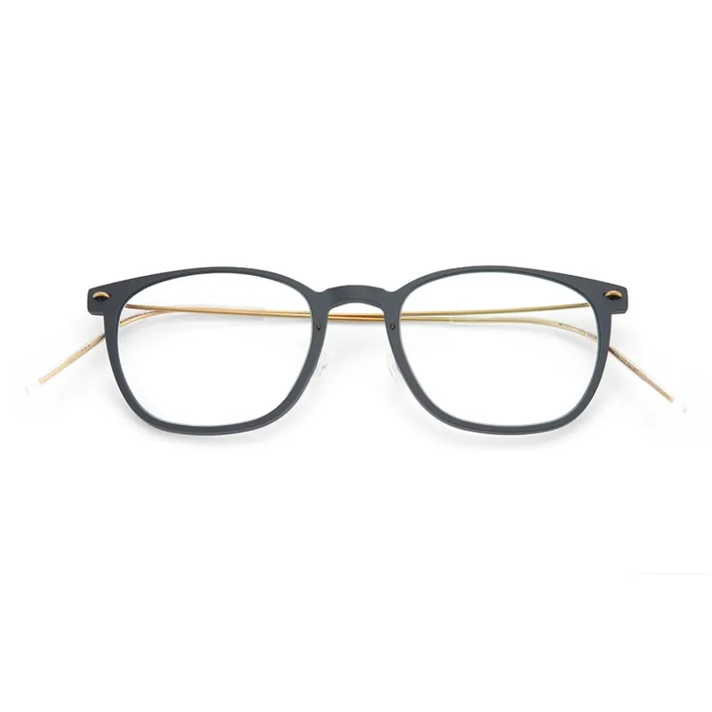 LINDBERG Plate Frame Titanium Oval Eyeglass Frames Unisex-2