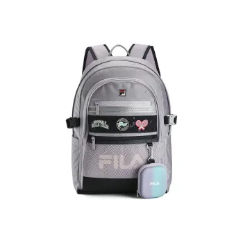FILA Fabric Backpacks Backpack Women's Jet Black/Dandelion Purple/Eastern White