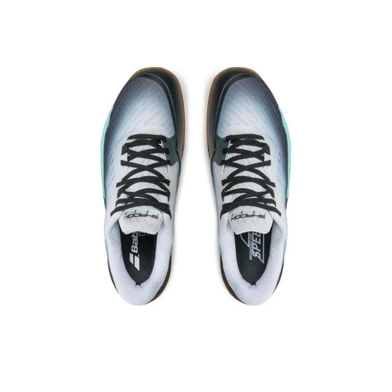 Babolat Slip Resistant Low Top Tennis Shoes Women's Black White-2