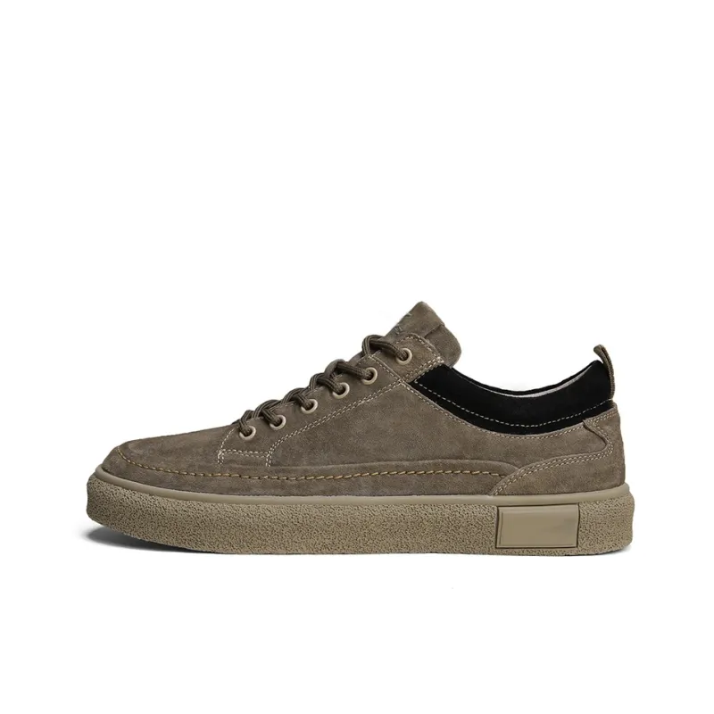 Kangaroo Head Wear Resistant Low Top Skateboard Shoes Unisex Umber-0