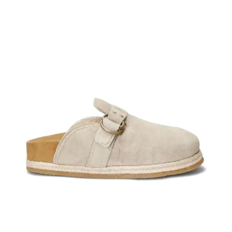 Polo Ralph Lauren Turbach Shearlnig-lined Suede Clogs-1