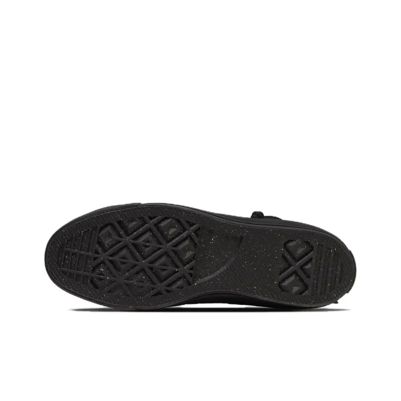 Converse Suede All Star Centerzip Suede High Top 'Black Monochrome'-4