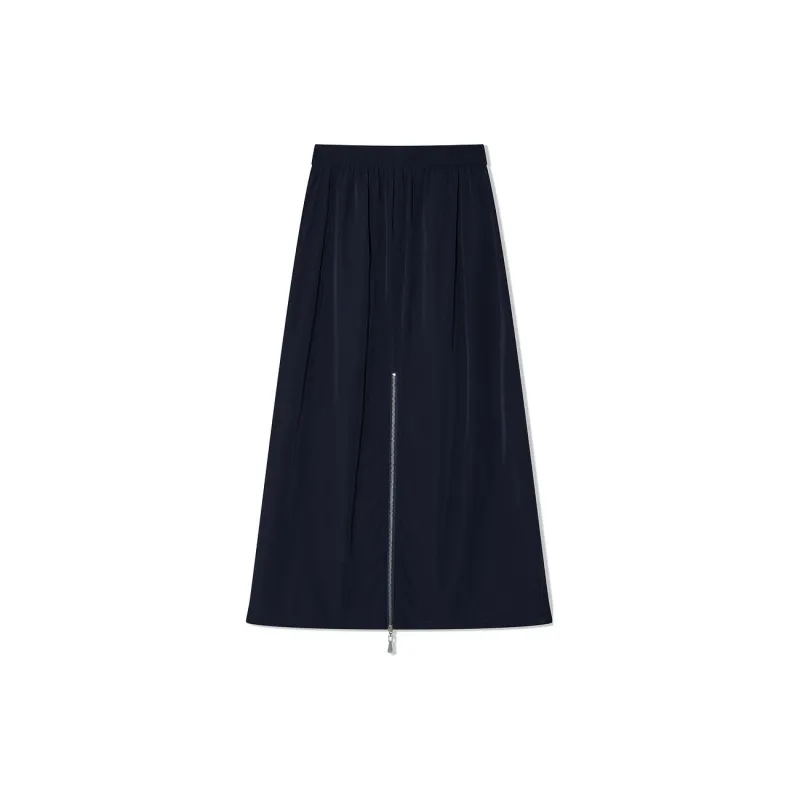 COVERINS Denim Long Skirt Women's Blue-1