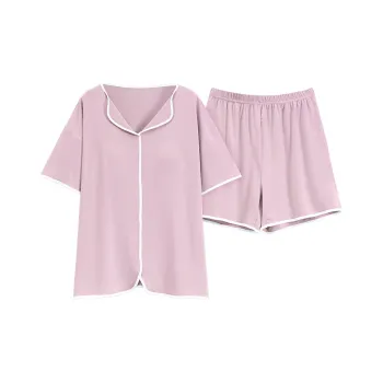 The Story Of The Flower Season Pajama Set Women's Pink