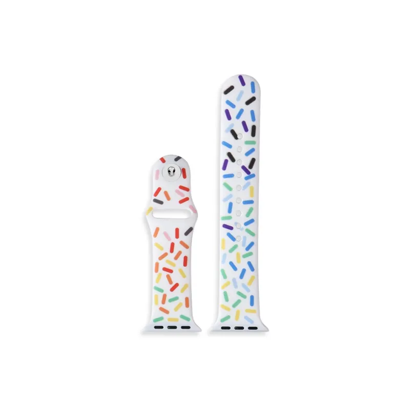 SHIRUI 1/2/3/4 Generation Watch Bands 96 Unisex Raindrop Silicone Apple Watch Bands -63-7