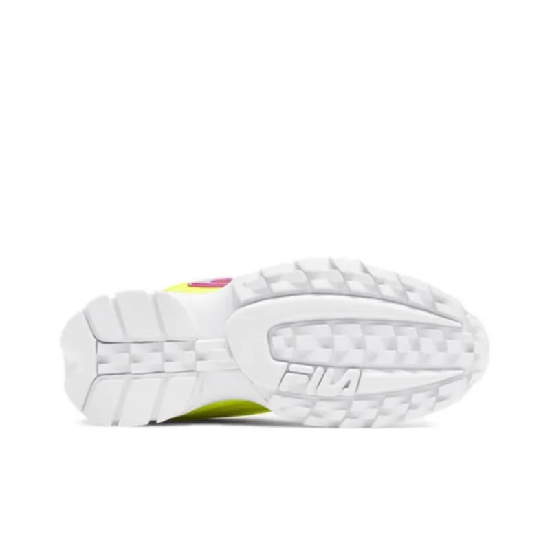 FILA Women's Disruptor 2 Premium 'Yellow Orchid Flower'-4