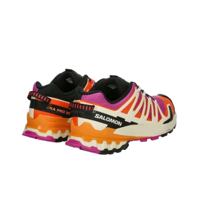 SALOMON XA Pro 3D V9 Slip Resistant Low Top Outdoor Shoes Women's Purple Orange-2