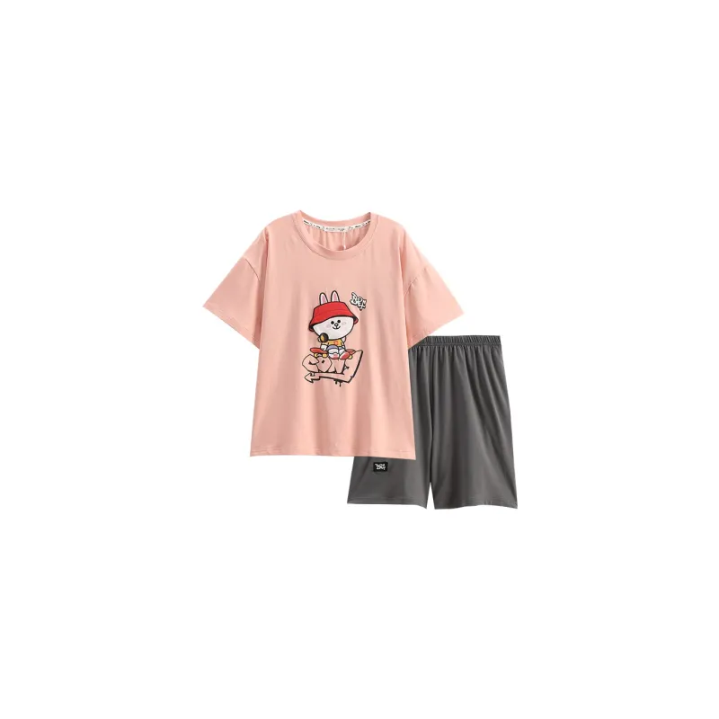 FENTENG Pajama Set Women's Lotus Pink-0