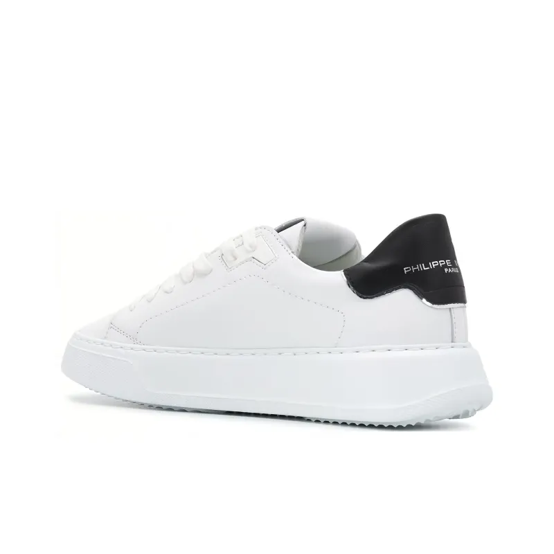 PHILIPPE MODEL Paris Temple Leather Low-top Sneakers-2