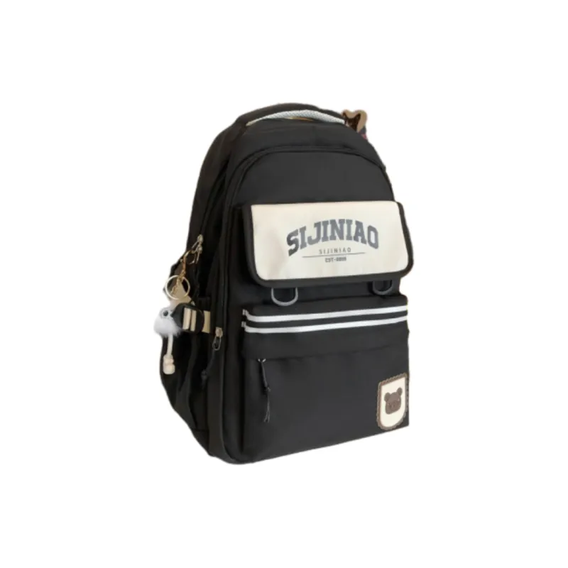NX DOUGHNUT Nylon Backpack Tubas Unisex Black/White/Blue/Red/Green-2