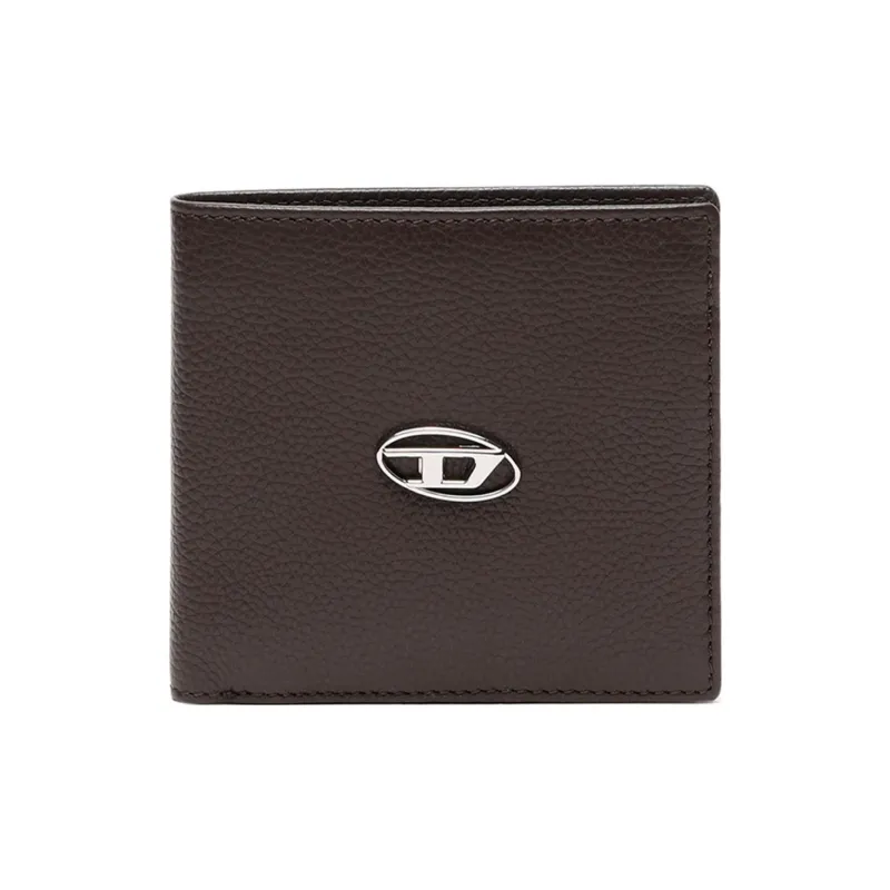 DIESEL Cow Leather Wallet Mini Men's Brown-0