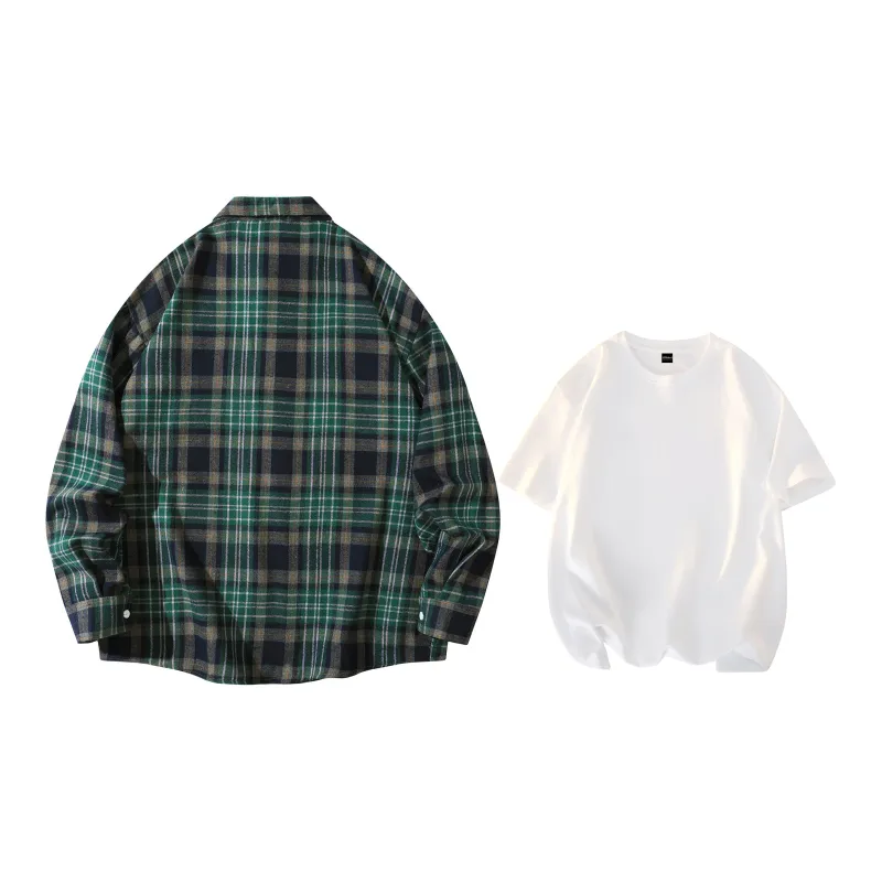 LA'T.WEEKEND Long Sleeved Shirts Matching Sets Unisex-10