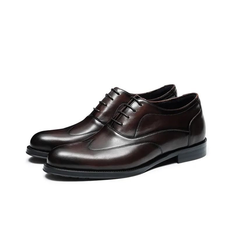 ASTON M.JAZZ Dress Shoes Men Low Top Black, Brown-9