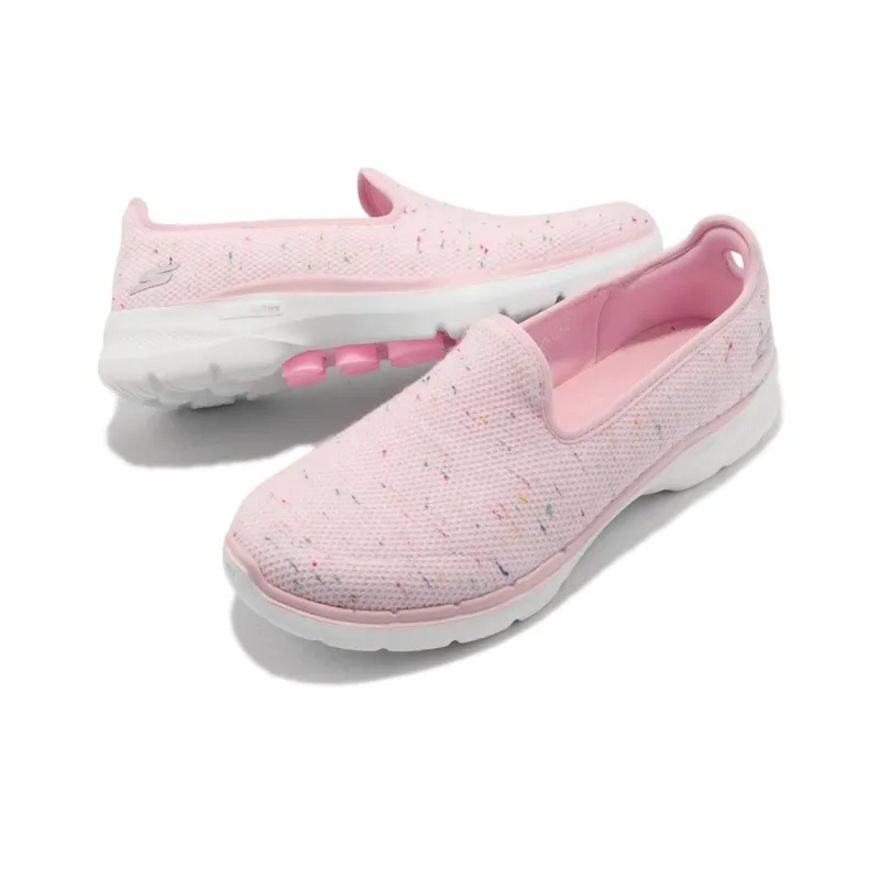 Skechers Go Walk 5 Cushioning Wear Resistant Low Top Casual Shoes Women's Pink-2