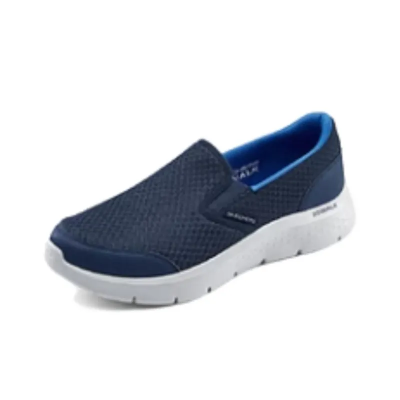 Skechers Go Walk Fle Anti Slip Wear Resistant Low Top Casual Shoes Men's Blue-2