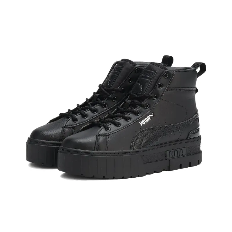 Ray BEAMS x PUMA Mayze MID Durable Breathable High Top Skateboard Shoes Women's Black-2
