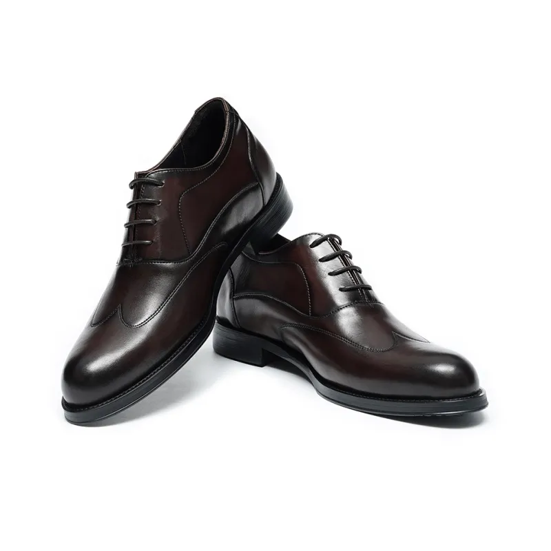 ASTON M.JAZZ Dress Shoes Men Low Top Black, Brown-11