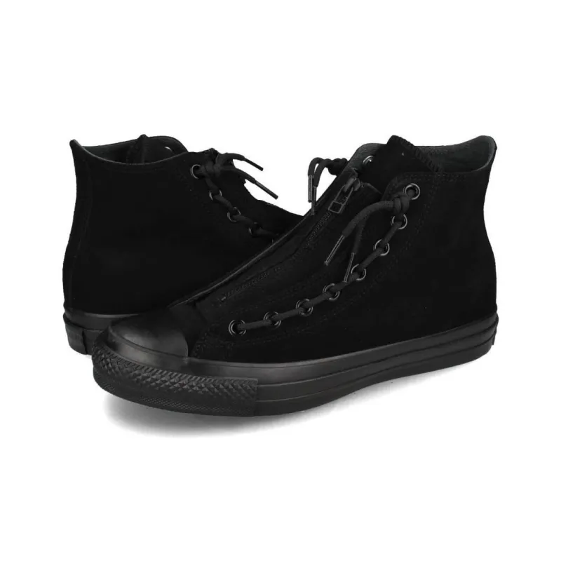 Converse Suede All Star Centerzip Suede High Top 'Black Monochrome'-3