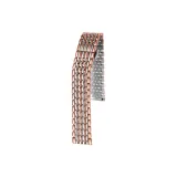 Gold Extra Thin 9 Bead-Steel Band