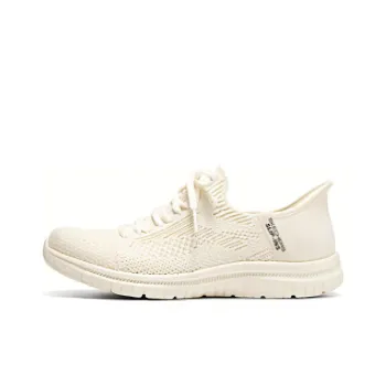 Skechers Hands Free Slip Ins Anti Slip And Wear Resistant Breathable Low Top Casual Shoes Women's White