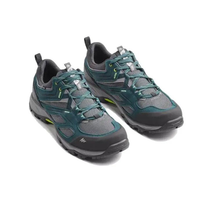 DECATHLON MH100 Durable Breathable Low Top Outdoor Shoes Men's Gray Green-2