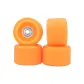 4 Pcs Wheel Set, High Rebound Solid Abrasion-Resistant Wheel (Orange)