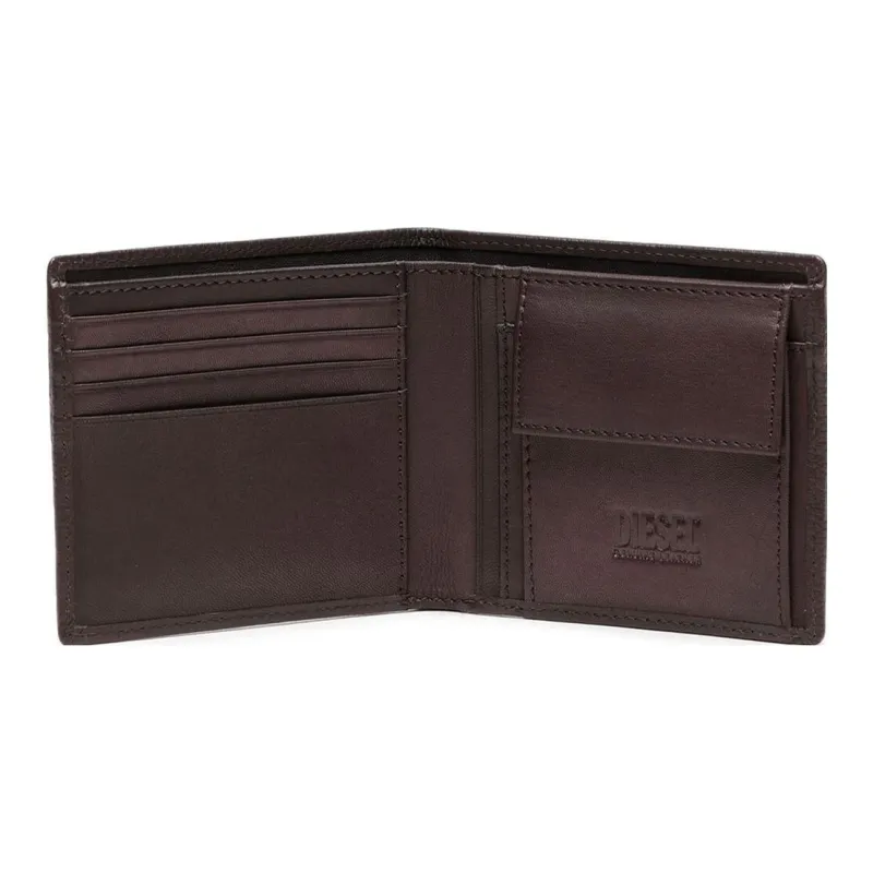DIESEL Cow Leather Wallet Mini Men's Brown-3