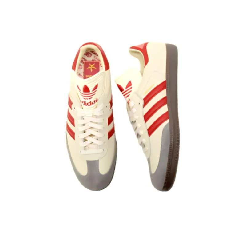Adidas Samba Classic Og White Scarlet Granite-4