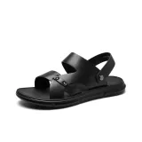 AOKANG Beach Sandals Men Black