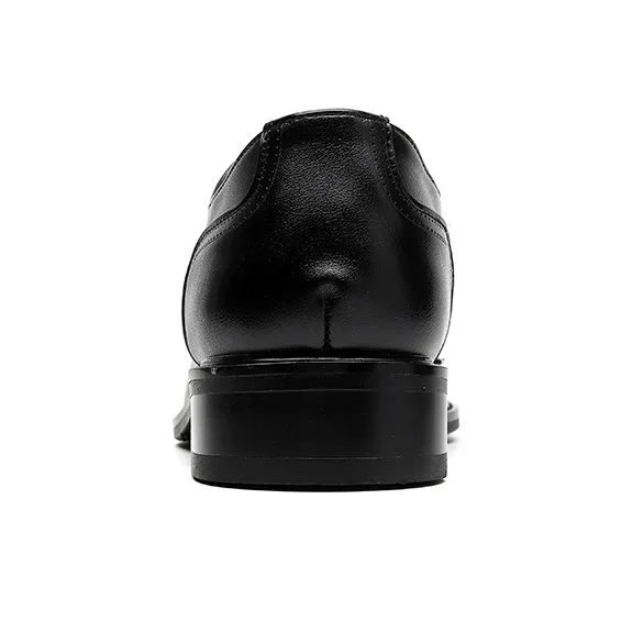 Romon Dress Shoes Men Low Top Black/Brown-3