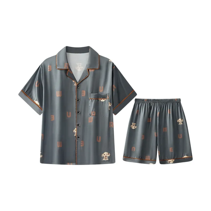 Lan Miao Pajama Set Men's Premium Black-9