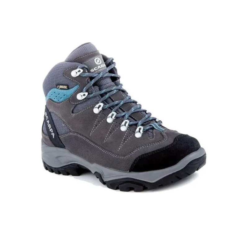 SCARPA Mistral GTX Cushioned Slip-Resistant High-Top Trekking Shoes Women's Gray-2