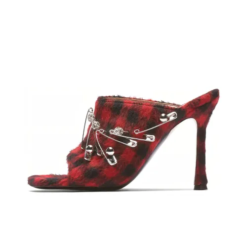 Nº21 100mm Tartan-print Crystal-embellished Pumps