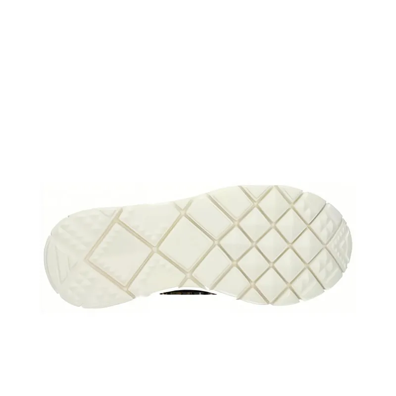 Valentino Low Top Casual Shoes Men's Black White-4