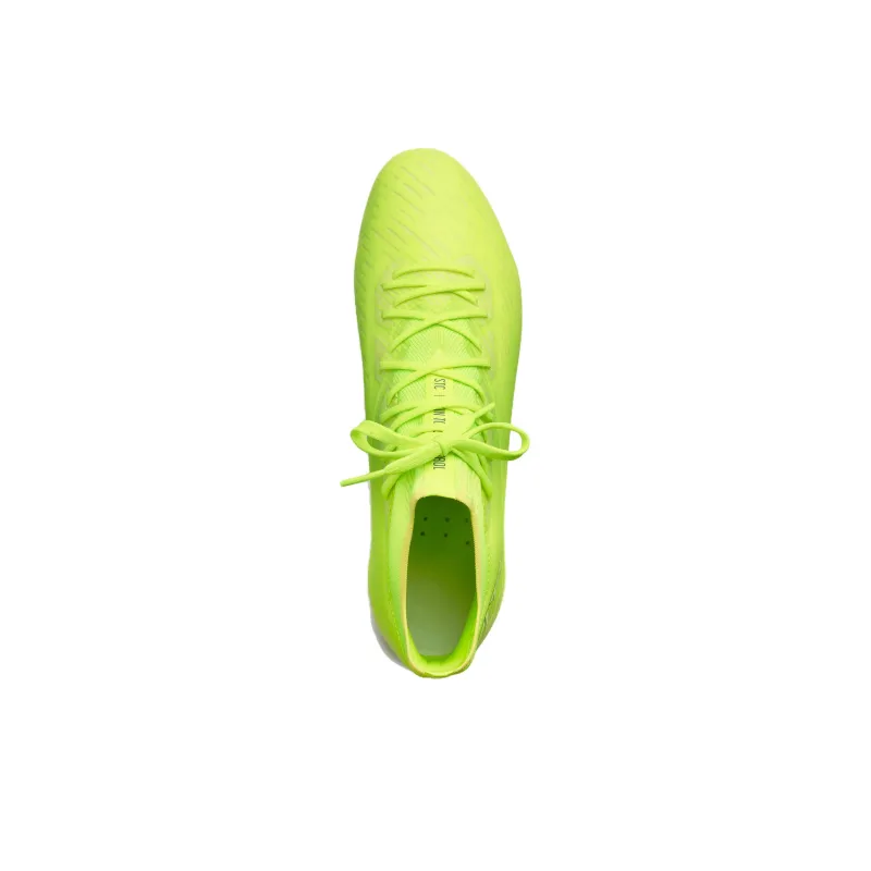 DECATHLON FG Rubber Long Studs Durable Breathable Soccer Shoes Men's Yellow-3