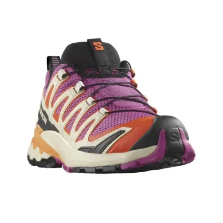 SALOMON XA Pro 3D V9 Slip Resistant Low Top Outdoor Shoes Women's Purple Orange-1